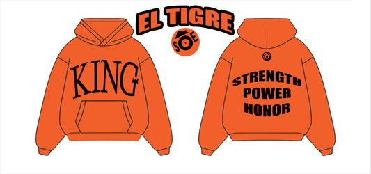 KING "EL TIGRE" Oversized Heavyweight Hoodie