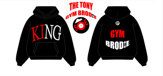 KING "THE TONY GYM BRODIE" Oversized Heavyweight Hoodie