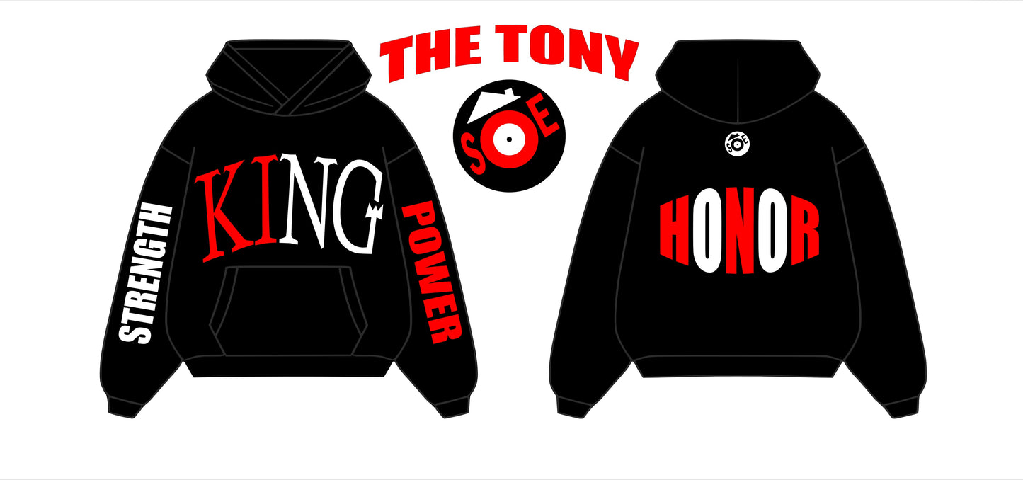 KING "THE TONY" Oversized Heavyweight Hoodie