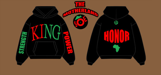 KING "MOTHERLAND" Oversized Heavyweight Hoodie