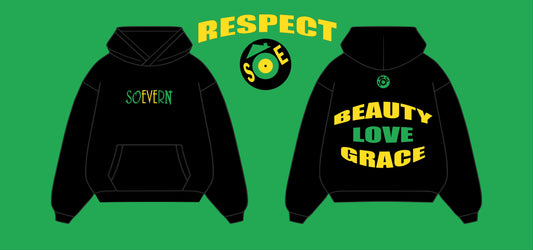 SOEVERN/QUEEN "RESPECT" Oversized Heavyweight Hoodie