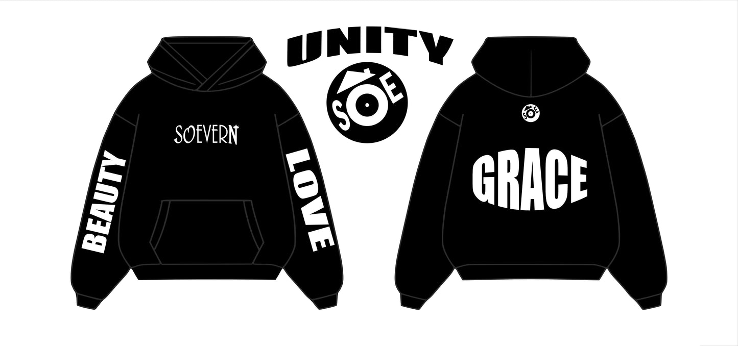 SOEVERN/QUEEN "UNITY" Oversized Heavyweight Hoodie