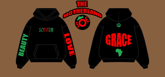 SOEVERN/QUEEN "MOTHERLAND" Oversized Heavyweight Hoodie